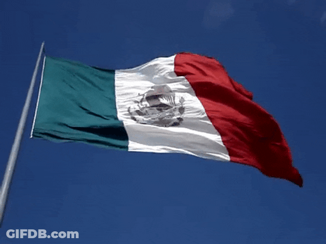 Mexico Banner Flag GIF