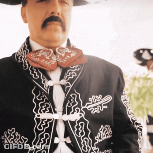 Mexico Embroidered Charro Suit Charro Suit GIF