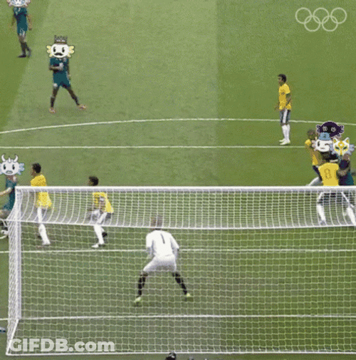 Mexico Soccer Team Intense Game GIF