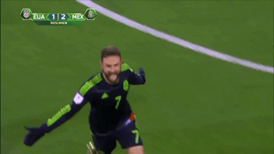 Mexico Versus USA Soccer Match GIF