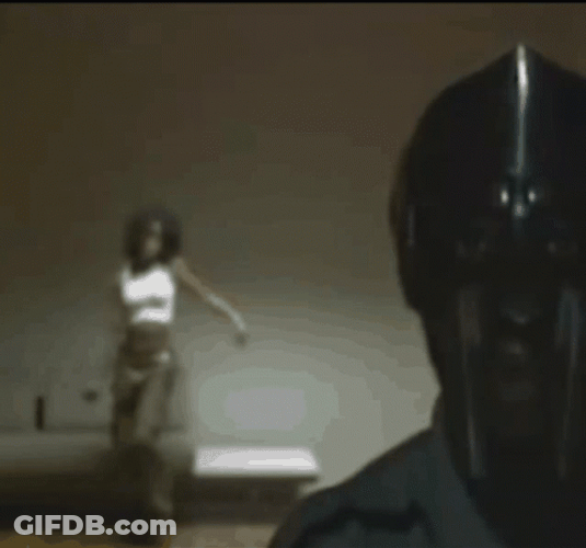 Mf Doom With A Girl Dancing GIF
