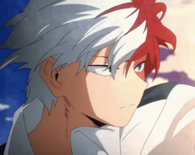 Mha Anime Handsome Shoto Todoroki GIF