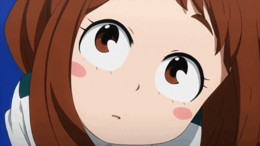 Mha Cute Ochako Uraraka GIF
