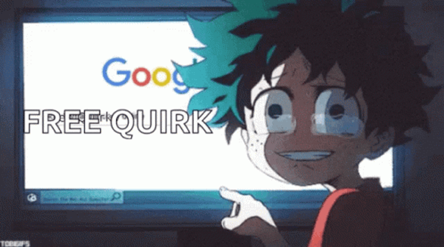 Mha Deku Crying Free Quirk GIF