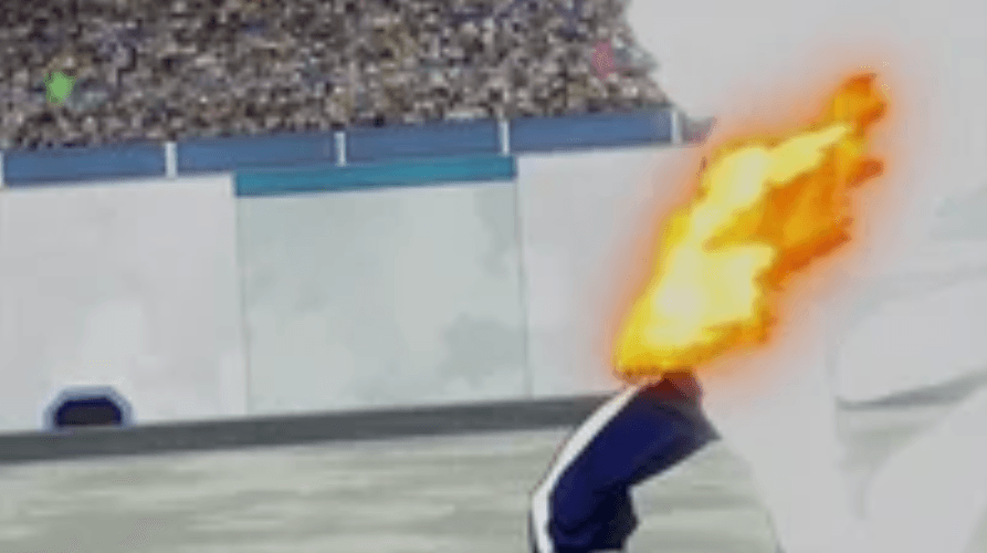 Mha Todoroki Fire Ice Quirck GIF
