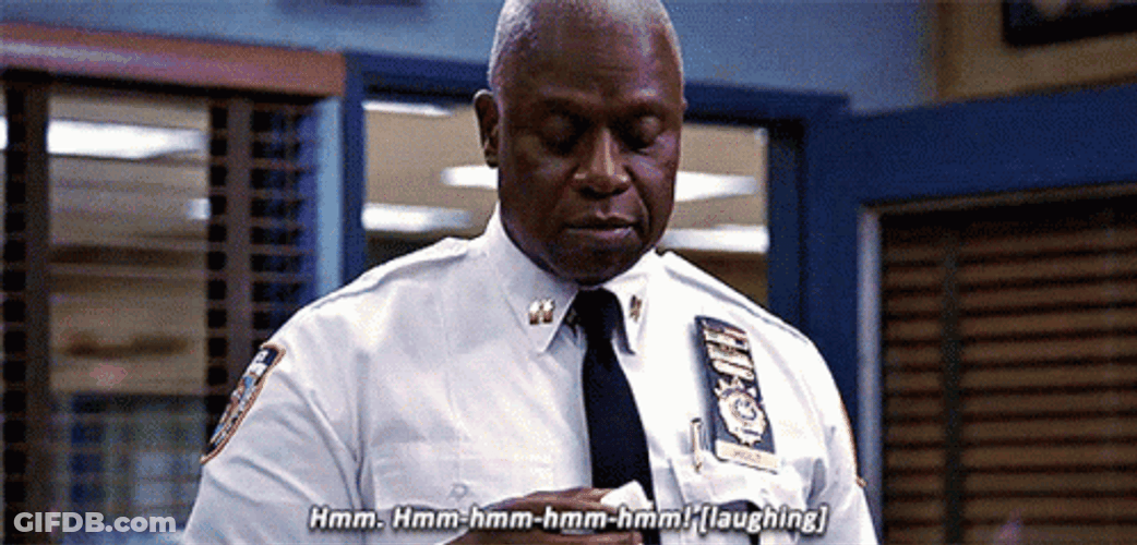 Mhmm Captain Ray Holt GIF