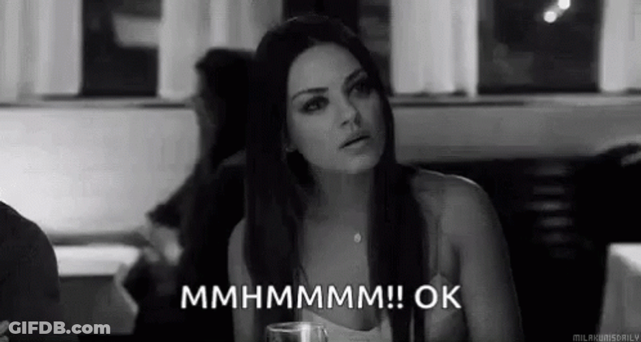Mhmmm Nodding Mila Kunis GIF
