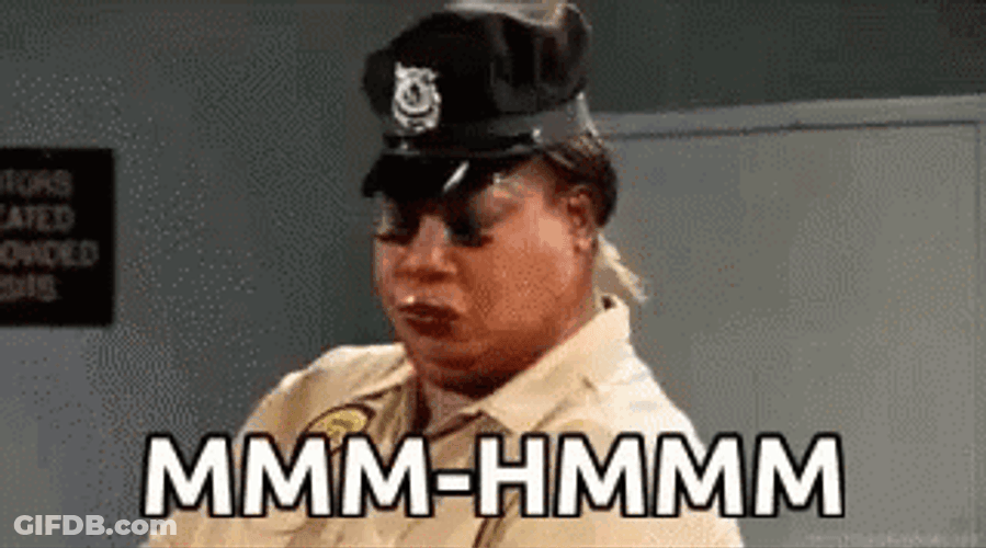 Mhmmm Police Woman GIF