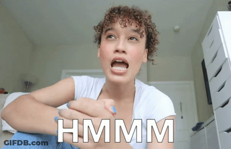 Mhmmm Woman Deep Thinking GIF