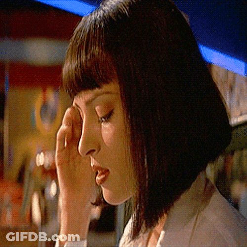 Mia Wallace Celebrity Milkshake GIF