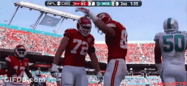 Miami Dolphins Vs Kansas City Chiefs Football Game GIF
