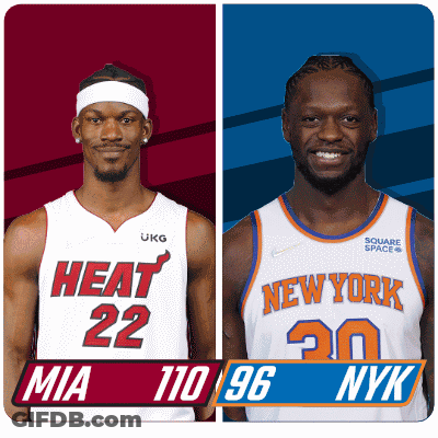 Miami Heat And Boston Celtics Players On Poster GIF