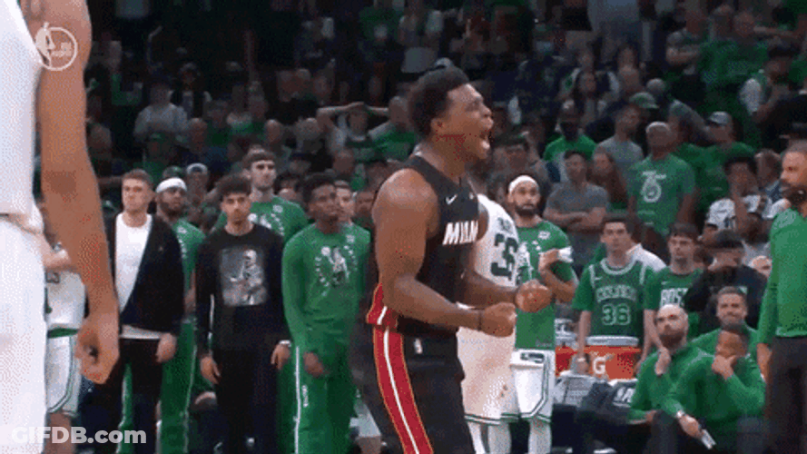 Miami Heat Celebratory Scream GIF