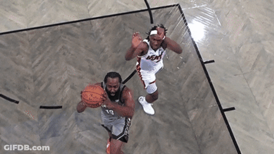 Miami Heat Harden Block GIF