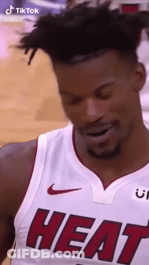 Miami Heat Jimmy Butler Jump Ball GIF