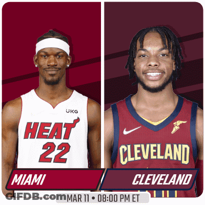 Miami Heat Player And Cleveland Player GIF