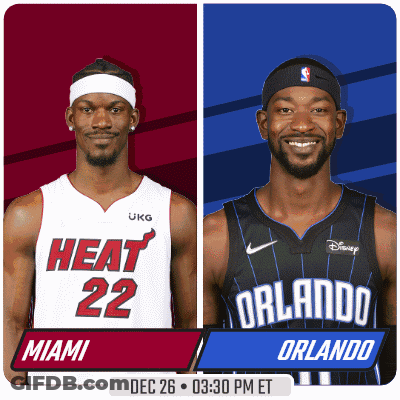 Miami Heat Player And Orlando Magic Player GIF