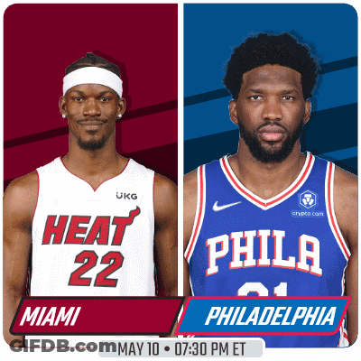 Miami Heat Player And Philadelphia Flyer GIF