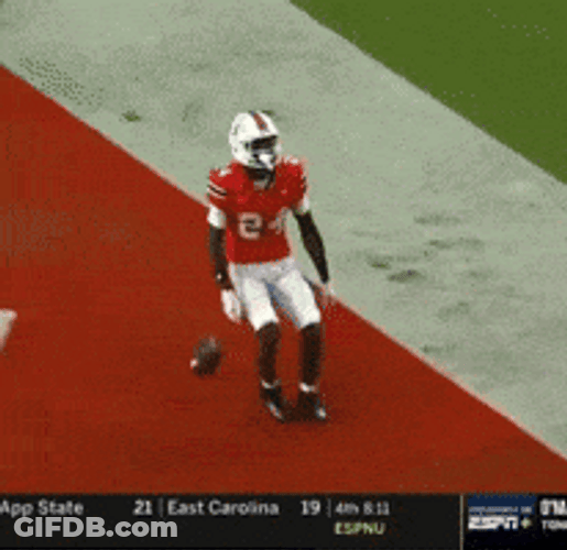 Miami Hurricanes Fan Interaction GIF