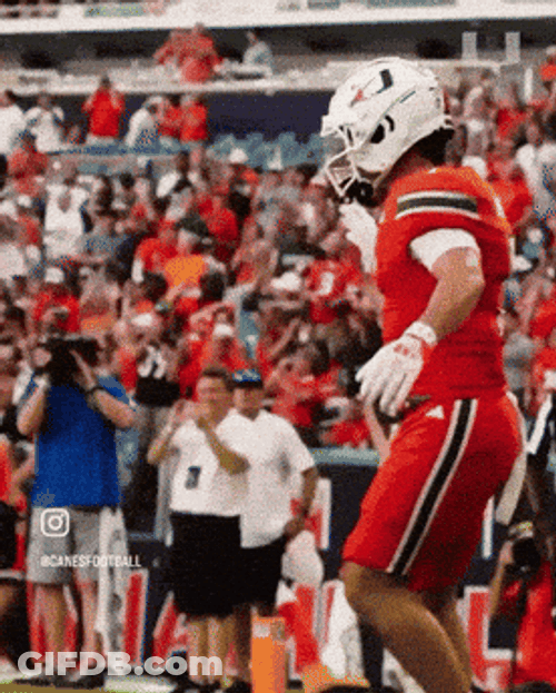 Miami Hurricanes Game Handshake GIF