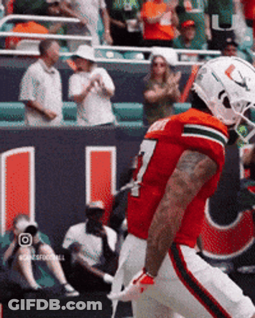 Miami Hurricanes Team Players GIF