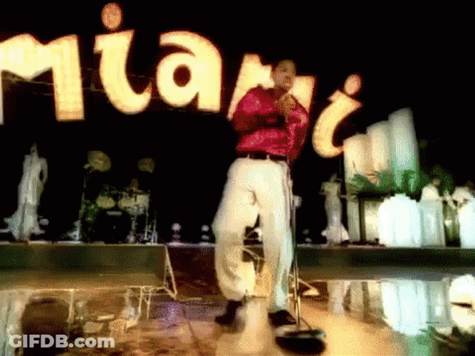Miami Man Performing On Stage GIF