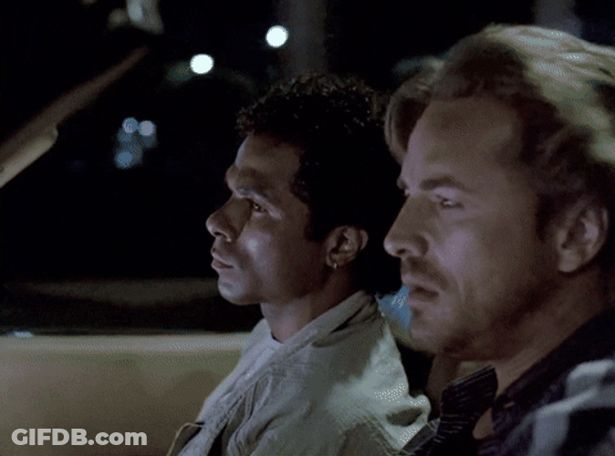 Miami Vice Don Johnson Philip Michael Thomas GIF