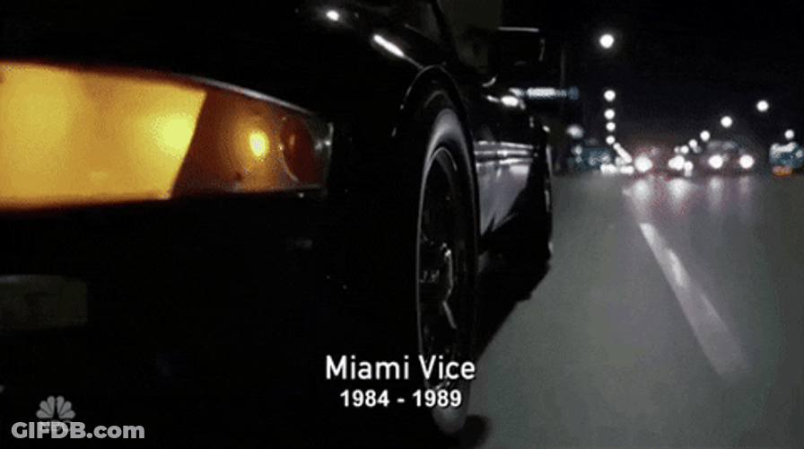 Miami Vice Don Johnson Phillip Michael Thompson GIF
