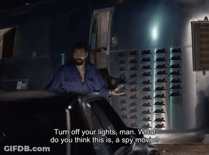Miami Vice Don Johnson Turn Lights Off GIF