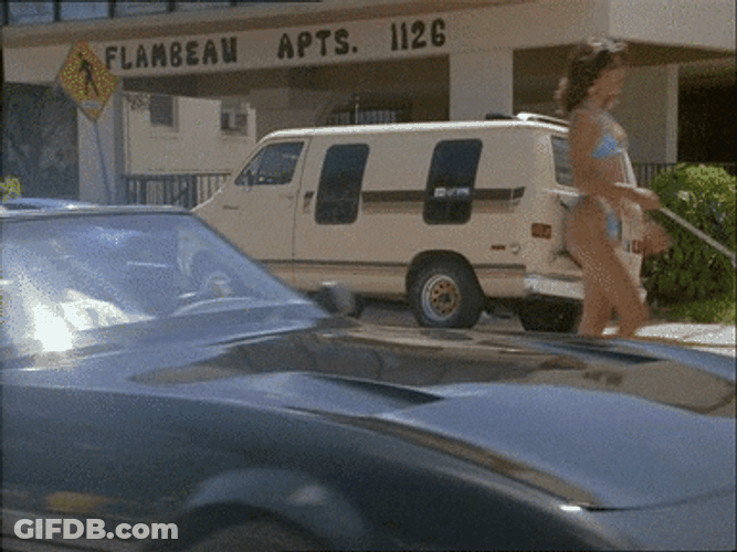 Miami Vice Ricardo And James Driving By GIF