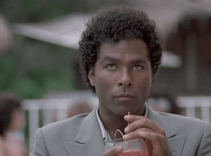 Miami Vice Ricardo Tubbs Secretly Observing GIF