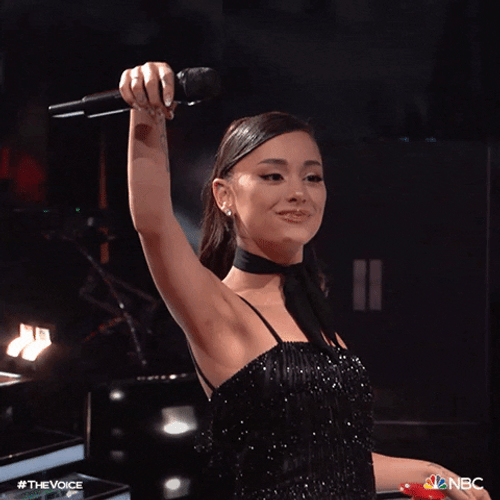 Mic Drop Ariana Grande GIF