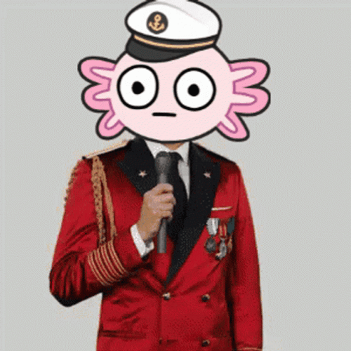 Mic Drop Axolotl GIF