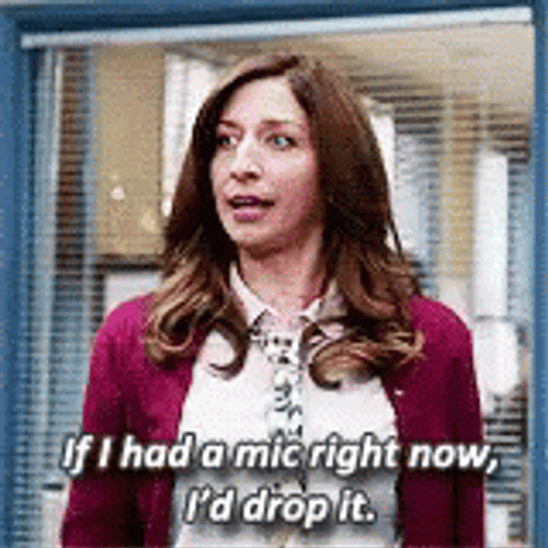 Mic Drop Brooklyn 99 GIF