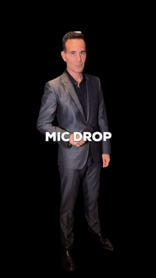 Mic Drop Dr. Paul GIF