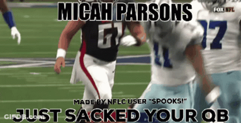 Micah Parsons Running GIF