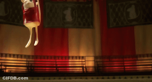 Mice Playing Instruments In Circus GIF