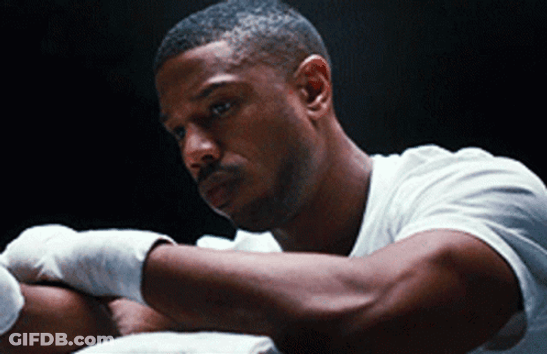 Michael B Jordan Blank Face GIF