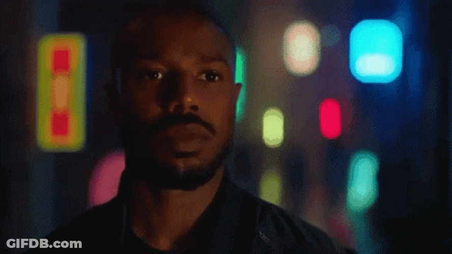 Michael B Jordan Blink Eyes GIF