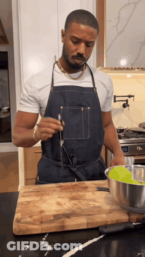 Michael B Jordan Cook GIF