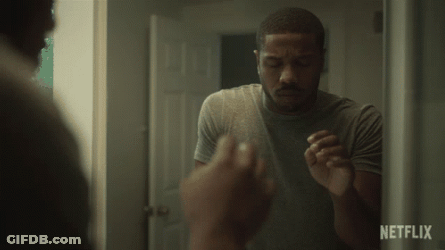Michael B Jordan Hand Vanished GIF