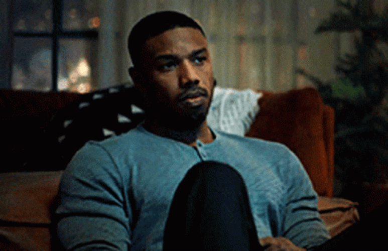 Michael B Jordan Look Worried GIF