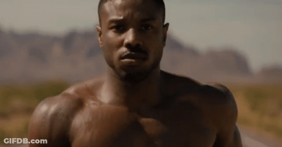 Michael B Jordan Running GIF