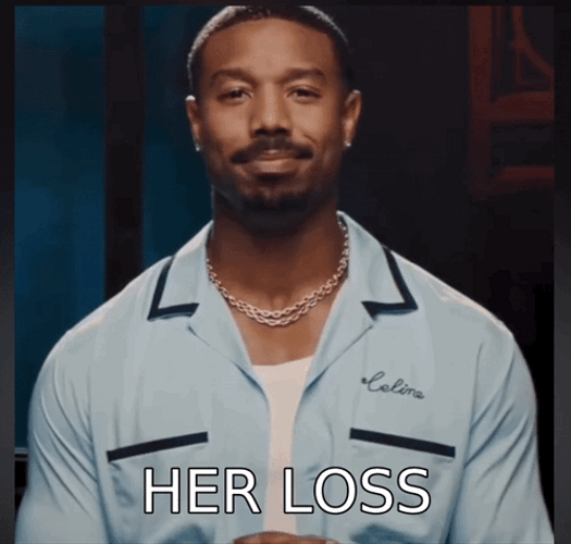 Michael B Jordan Said Her Loss GIF