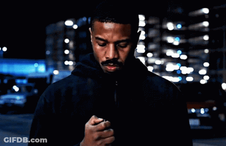 Michael B Jordan Serious Face GIF