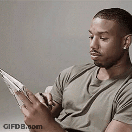 Michael B Jordan Thinking GIF