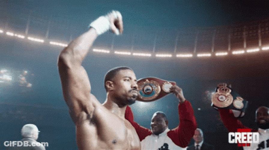 Michael B Jordan Winner In Boxing GIF
