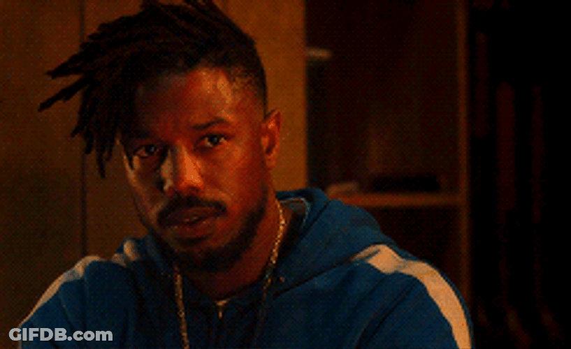 Michael B Jordan Wiping Tears GIF