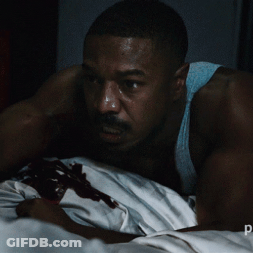 Michael B Jordan Yelling GIF