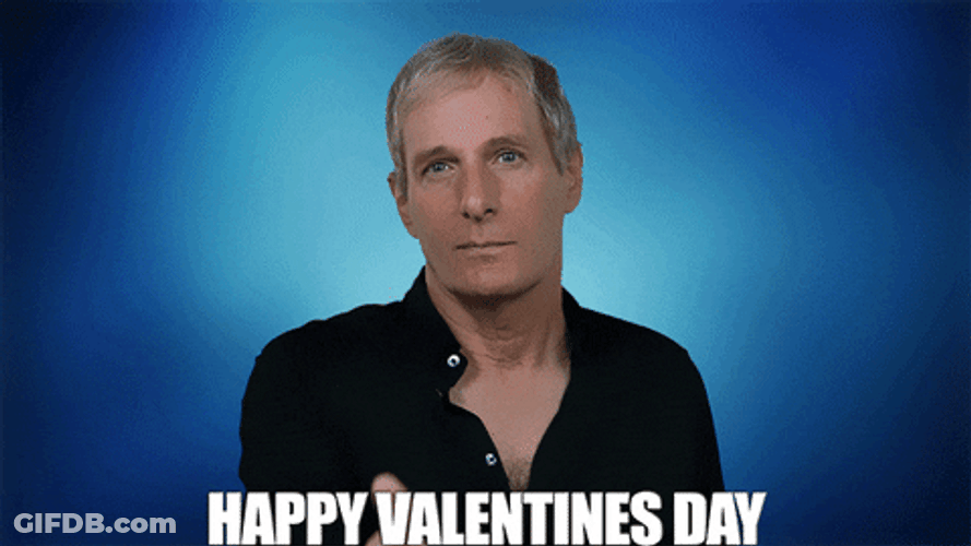 Michael Bolton Happy Valentine's Day GIF